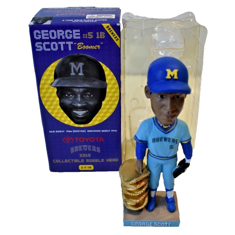 Milwaukee Brewers SGA 4/21/2013 George Scott "Boomer" Bobblehead Giveaway